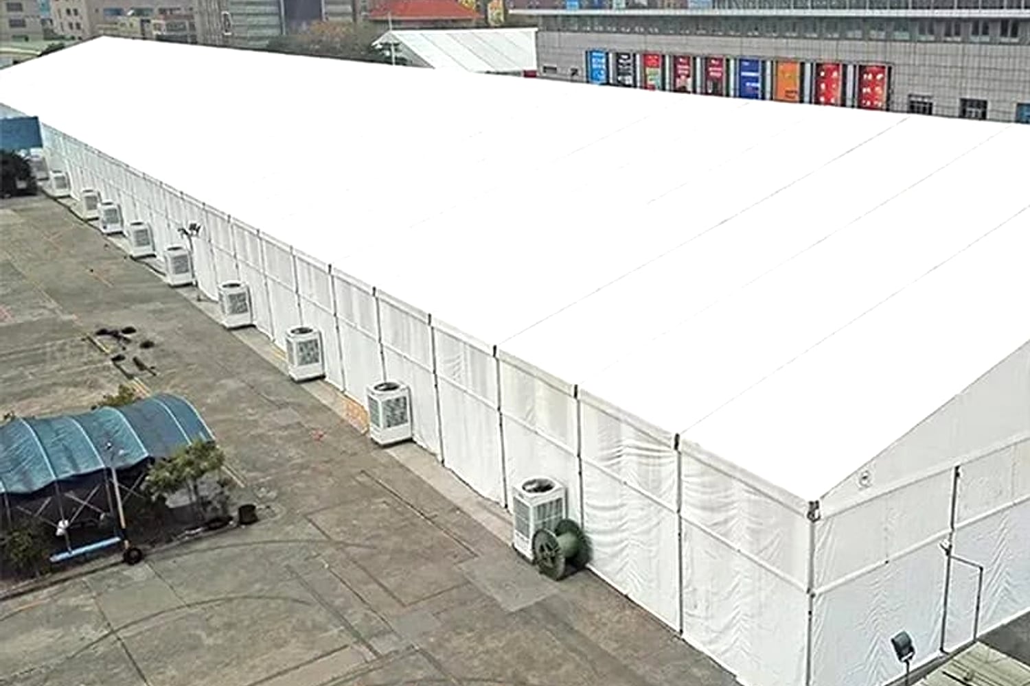 Carpa de deposito industrial de gran escala